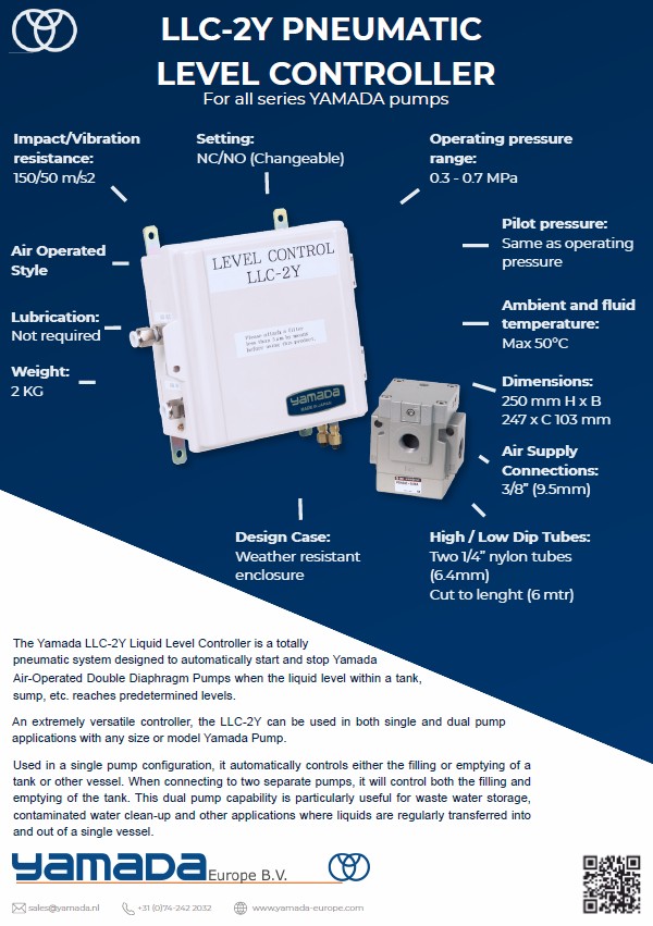 Flyer LLC-2Y Pneumatic Level controller